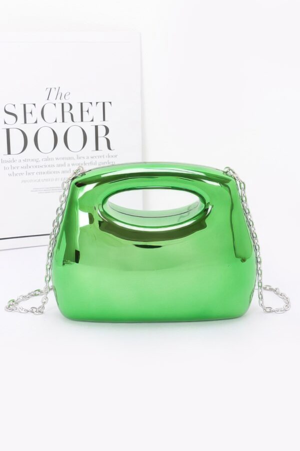 Acrylic Case Bag with Hidden Door – Green or Pink