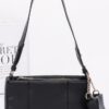 Quilted Faux Leather Shoulder Bag with Airpod Bag