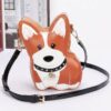 Puppy Novelty Crossbody Bag – Camel Dog Design
