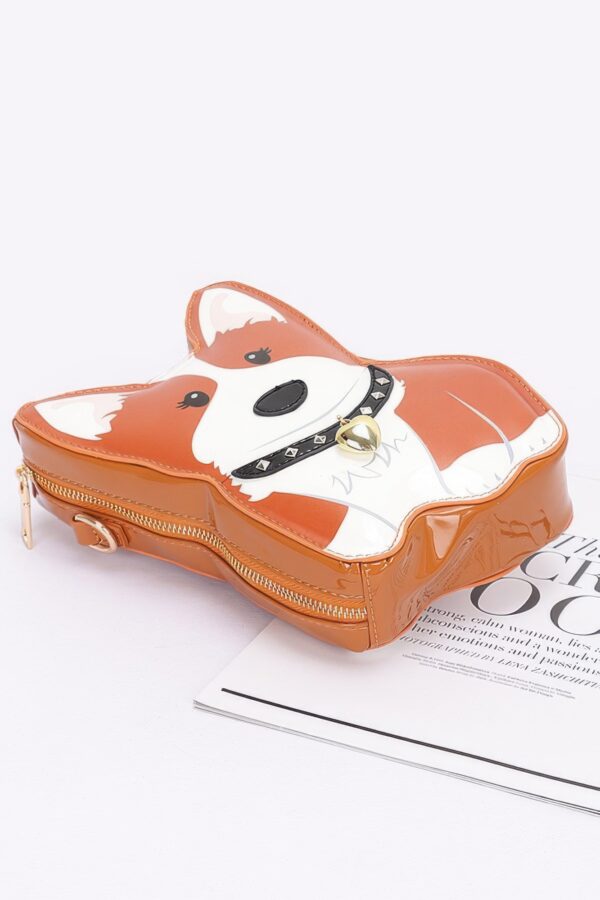 Puppy Novelty Crossbody Bag – Camel Dog Design