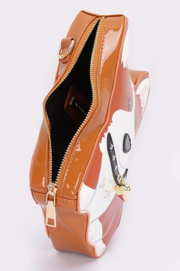 Puppy Novelty Crossbody Bag – Camel Dog Design