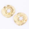 Gold-Plated Geometric Earrings – Bold Gold Finish