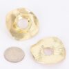 Gold-Plated Geometric Earrings – Bold Gold Finish