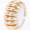 Alloy Casting Stretch Bracelet – Matte Gold Finish