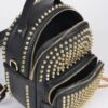 Studded Backpack with Chain Zipper – Polyurethane