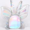 Shiny Butterfly-Inspired Backpack with Metal Accents