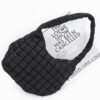 Quilted Nylon Padded Crossbody Bag – Black, Ivory
