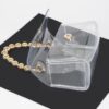 Transparent Flap Clutch with CCB Handle – Mixed Metal Frame