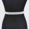Flower Stretch Pearl Belt – Floral Pearl Accent