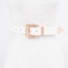 Classic Big Buckle Belt – Polyurethane Oversized Buckle