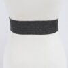 Stretch Straw Belt with Metal OO Buckle – Plus Size