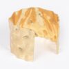 Hammered Metal Cuff – Gold Tone