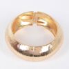 Textured Metal Bangle Bracelet – Gold and Silver