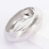 Textured Metal Bangle Bracelet – Gold and Silver