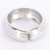 Textured Metal Bangle Bracelet – Gold and Silver