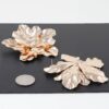 Falling Maple Leaf Gold Drop Earrings – 3 x 3 in