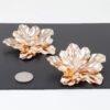 Falling Maple Leaf Gold Drop Earrings – 3 x 3 in