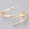 Delicate Contact Open Cuff Bracelet – Gold