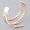 Delicate Contact Open Cuff Bracelet – Gold