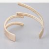 Delicate Contact Open Cuff Bracelet – Gold