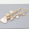 Multi Seashell Charm Chain Bracelet – Gold Cream