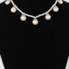 Clamshell Pearl Necklace with Shell Charm – Gold Cream