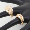 Shiny Swirl Duo Rings – Polished Metal Swirl (Gold & Silver)