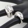 Shiny Swirl Duo Rings – Polished Metal Swirl (Gold & Silver)