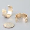 Diamond Quilt Cut Hoop Earrings – Gold & Silver