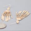 Shiny Dreamcatcher Earrings – Openwork Gold or Silver