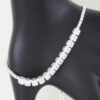 Multi Cubic Jeweled Bracelet – Polished Gold or Silver