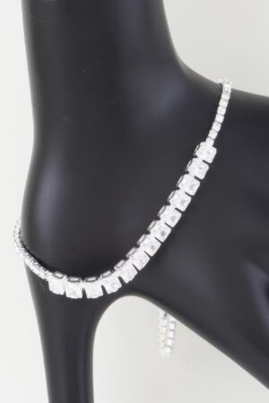 Multi Cubic Jeweled Bracelet – Polished Gold or Silver