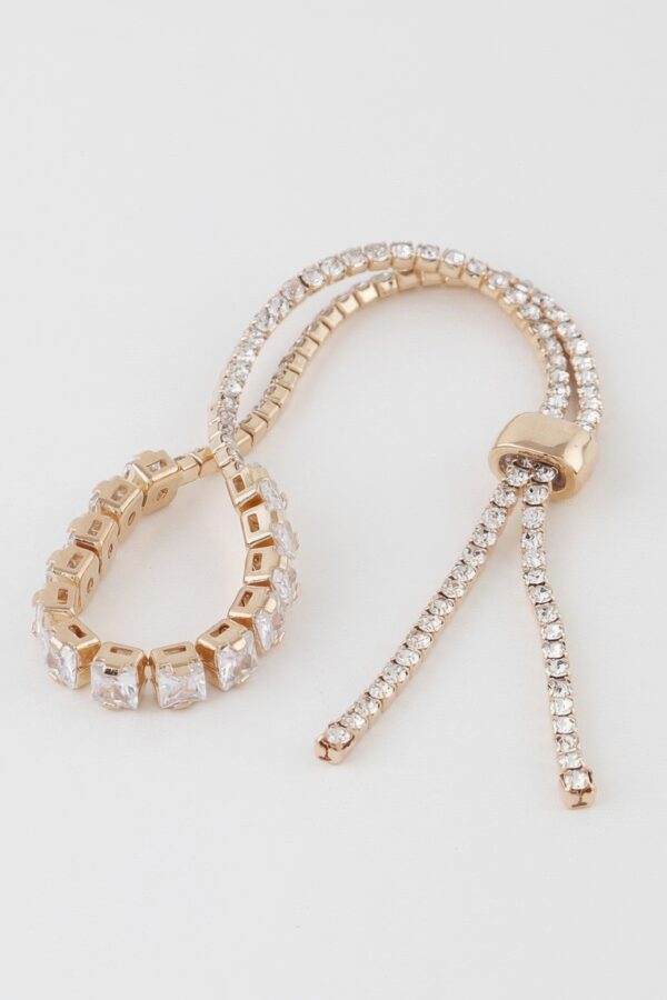 Multi Cubic Jeweled Bracelet – Polished Gold or Silver