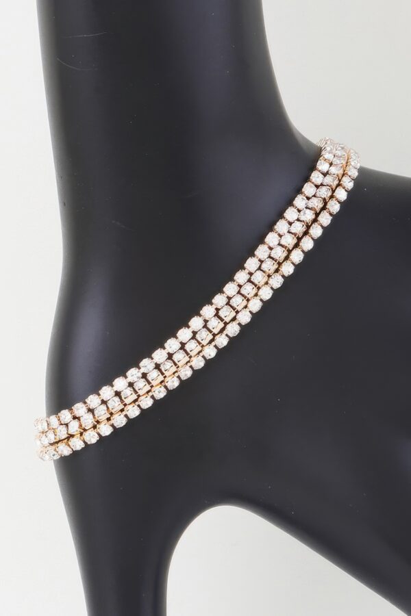 Triple Cubic Jewel Bracelet – Gold or Silver