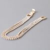 Triple Cubic Jewel Bracelet – Gold or Silver