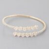 Star Motif Jeweled Wrap Bracelet – Gold or Silver