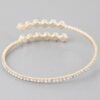 Star Motif Jeweled Wrap Bracelet – Gold or Silver
