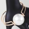 Sphere Cuff Bracelet – Sculptural Gold-Plated Cuff
