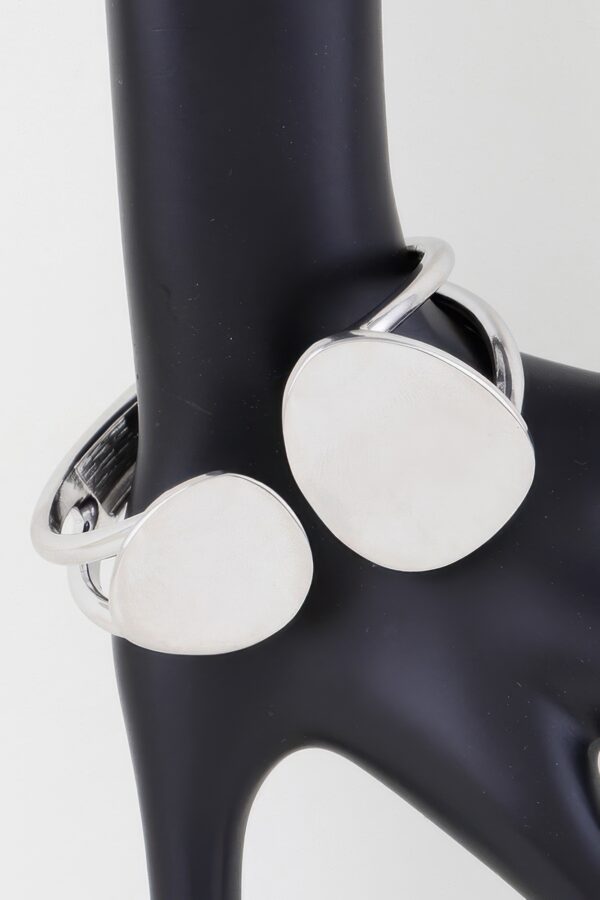 Flat Stone Wrap Bracelet – Gold or Silver Plated