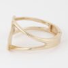 Flat Stone Wrap Bracelet – Gold or Silver Plated