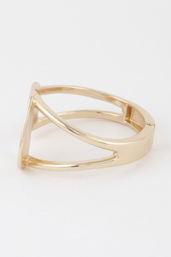 Flat Stone Wrap Bracelet – Gold or Silver Plated