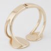 Flat Stone Wrap Bracelet – Gold or Silver Plated