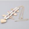 Vintage-Inspired Heart Charm Necklace – Pink & Gold
