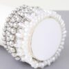 Multi-Pearl Beaded Bracelet – Adjustable, Gold or Silver Cream