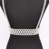 Faux Pearl Harness – Pearl-Embellished PVC Accent