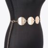 Layered Multi-Metal Chain Belt – Gold & Silver