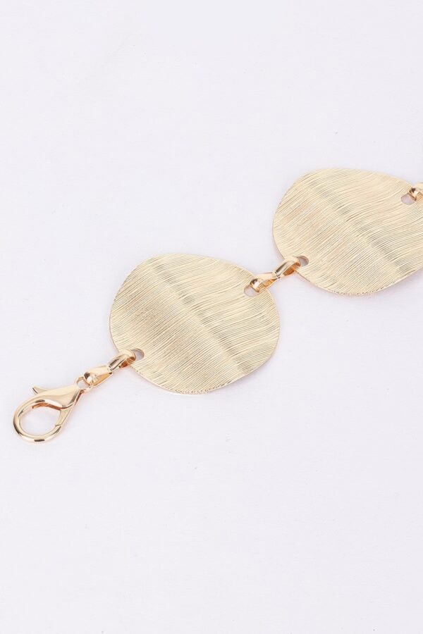 Layered Multi-Metal Chain Belt – Gold & Silver