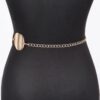Layered Multi-Metal Chain Belt – Gold & Silver