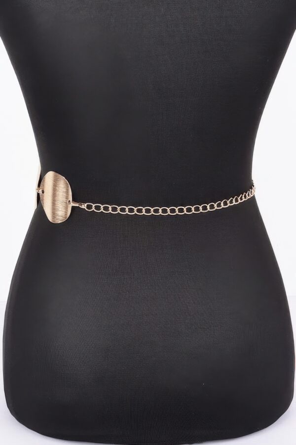 Layered Multi-Metal Chain Belt – Gold & Silver