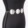 Layered Multi-Metal Chain Belt – Gold & Silver
